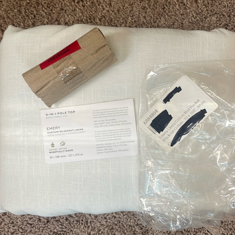 Pottery Barn Emery Blackout curtain 6884804